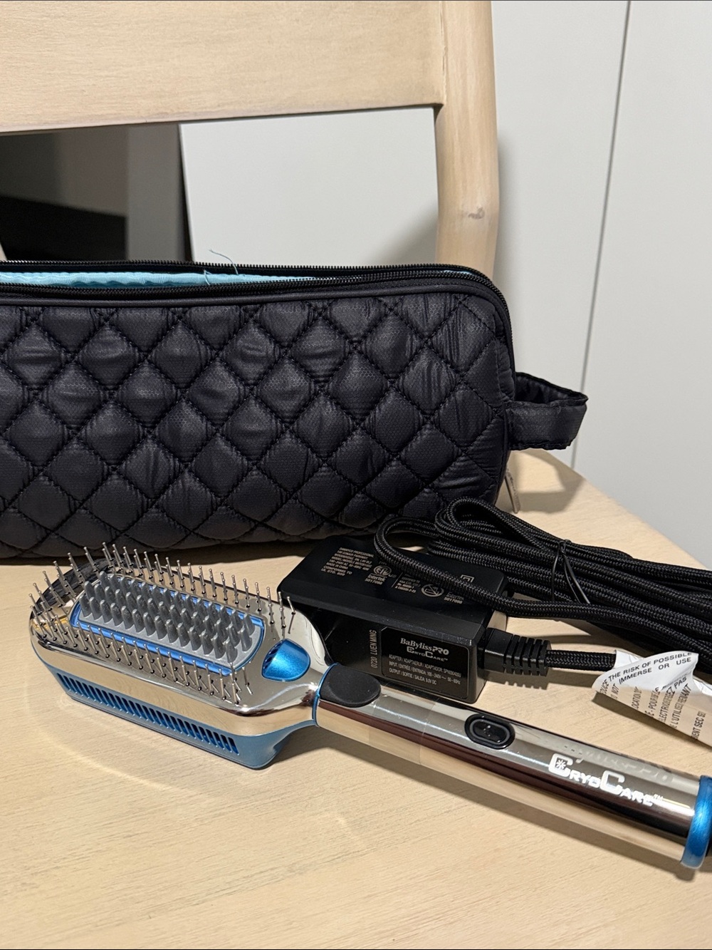 BaBylissPRO CryoCare ColdBrush Hair Cryotherapy Tool with Case